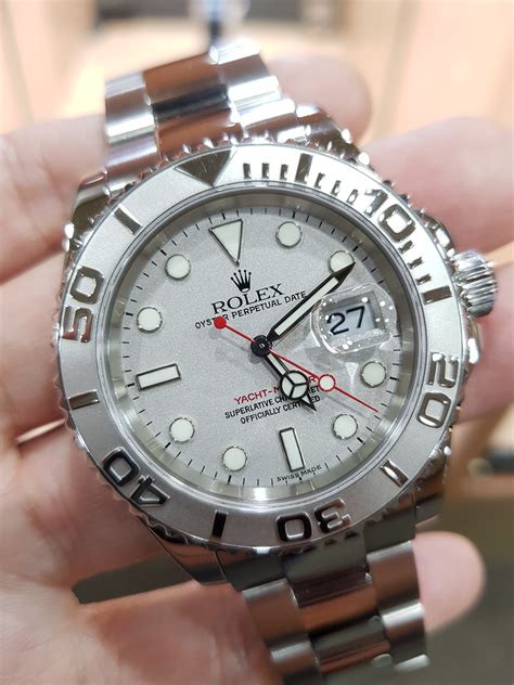 rolex yachtmaster platinum midsize|rolex yacht master platinum bezel.